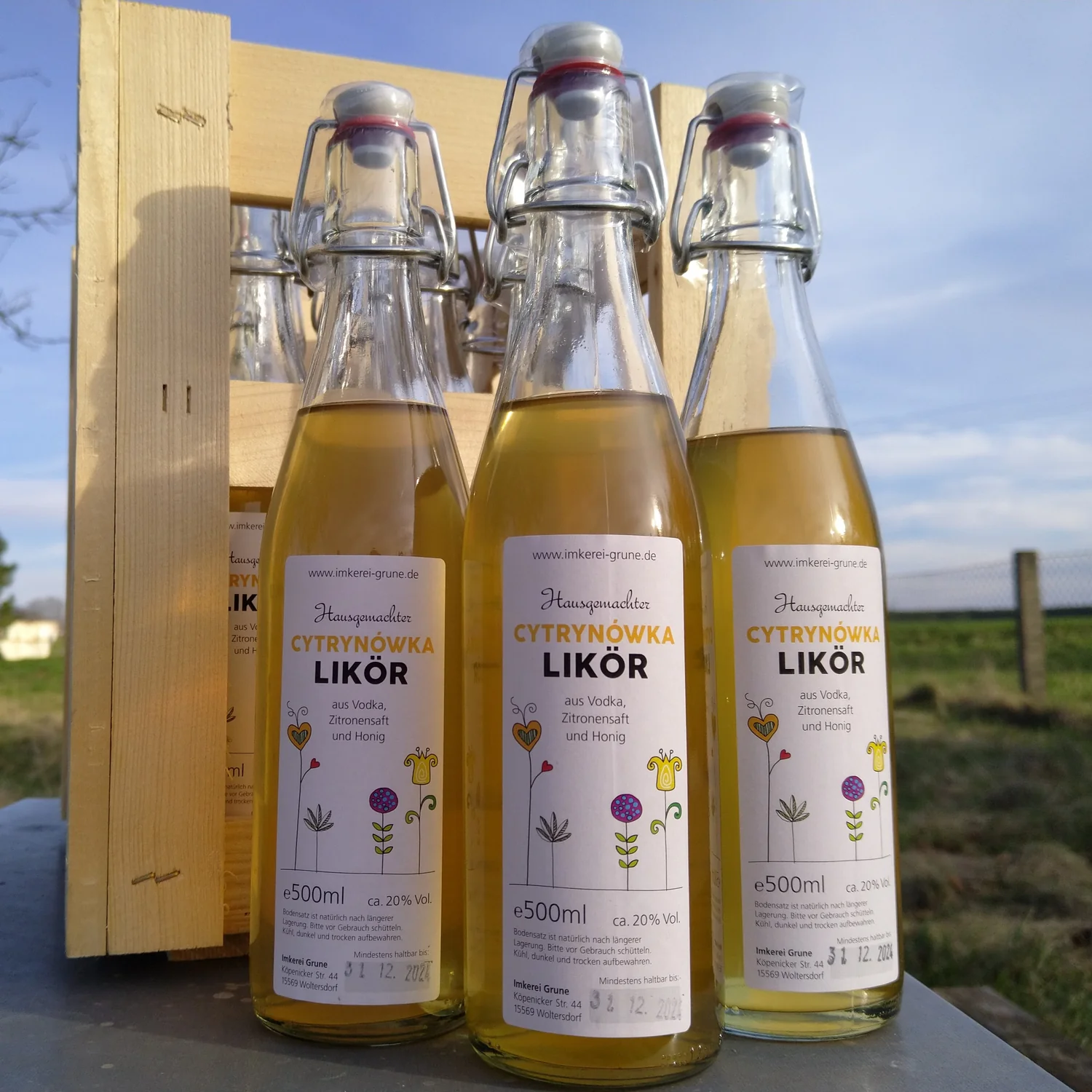 Nur für kurze Zeit: Honig-Likör „Cytrynówka“